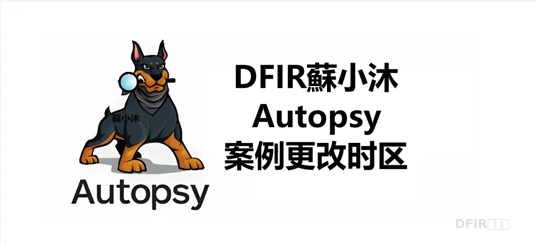【数字取证篇】Autopsy案例更改时区
